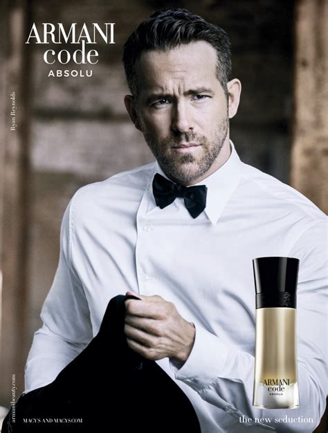 ryan reynolds perfume|giorgio armani code edt.